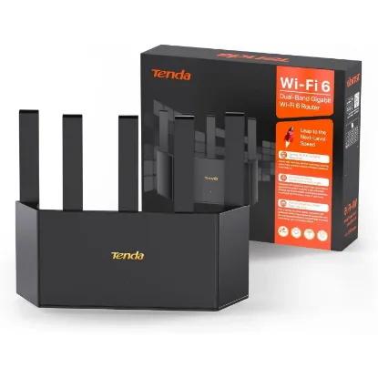 TENDA RX12L PRO 4 PORT DUALBAND WİFİ6 ROUTER resmi