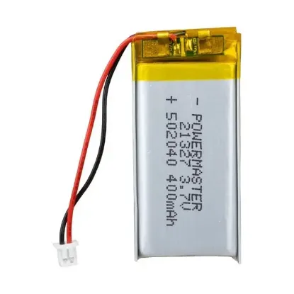 PowerMaster 502040 3.7 Volt 400 Mah Lityum Polimer Pil resmi