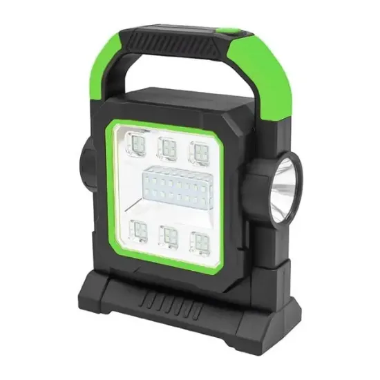 Powermaster HC-7078-D Üç Çalışma Modlu Şarjlı 32 SMD Ledli Taşınabilir Solar Panelli Lamba resmi