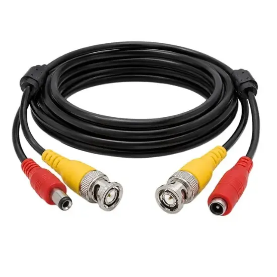 Powermaster Bnc-Bnc Kablo+Power Kablo Dişi-Erkek Jack'lı 15 Metre resmi