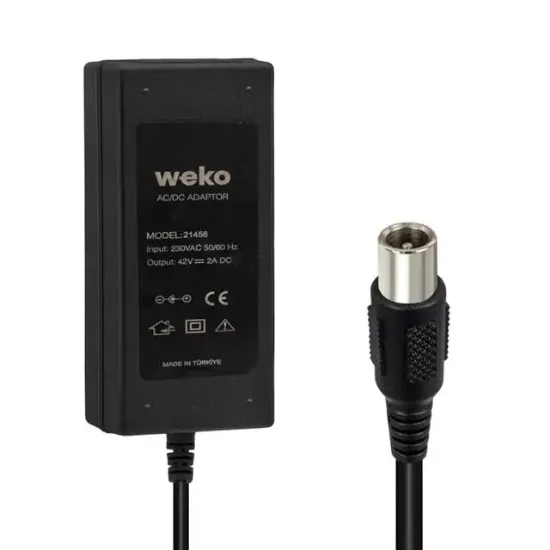 Weko WK-21456 Xiaomi M365 42 Volt 2 Amper Elektrikli Scooter Şarj Cihazı Adaptörü resmi