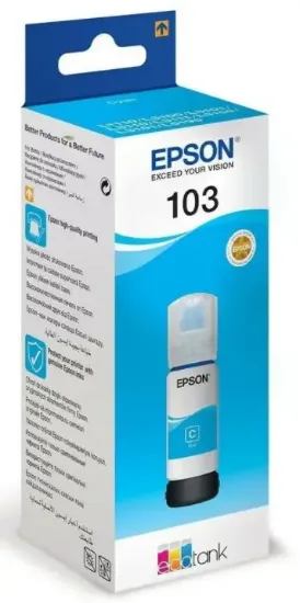 EPSON 103 EcoTank Cyan bottle (65ml) resmi