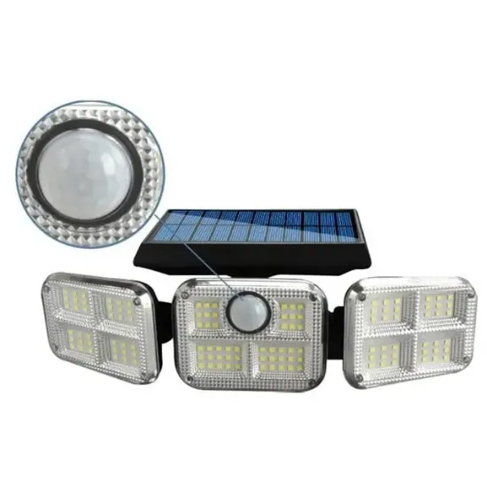Powermaster FL-1727 Sensörlü 120 Ledli Solar Lamba resmi