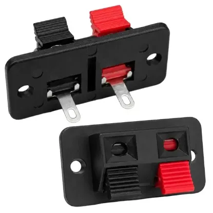 Powermaster PM-37889 İkili Yaylı Hoparlör Terminali 38x19mm resmi