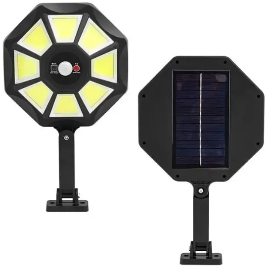 Powermaster ZB-168B Kumandalı Sensörlü Beyaz Solar Aydınlatma resmi