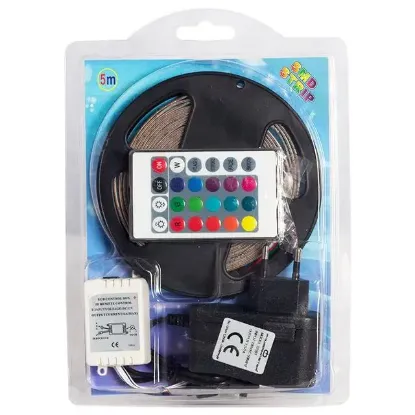 Powermaster Dış Mekan Animasyonlu+Adaptör Rgb Şerit Led 5 Mt. resmi