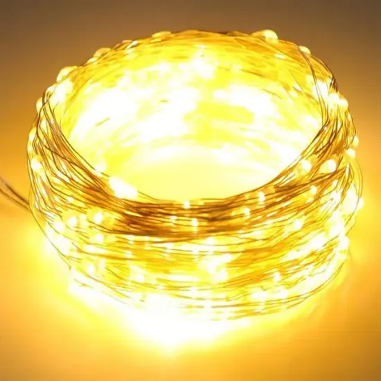  Powermaster PM-37723 USB Girişli Uzaktan Kumandalı 30 Metre 8 Modlu Günışığı Dekoratif Yılbaşı - Peri Led Işık resmi