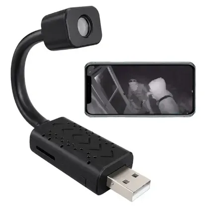 Hello HL-37822 Kablosuz Mini Wi-Fi Akıllı Güvenlik Kamerası Taşınabilir USB Girişli resmi