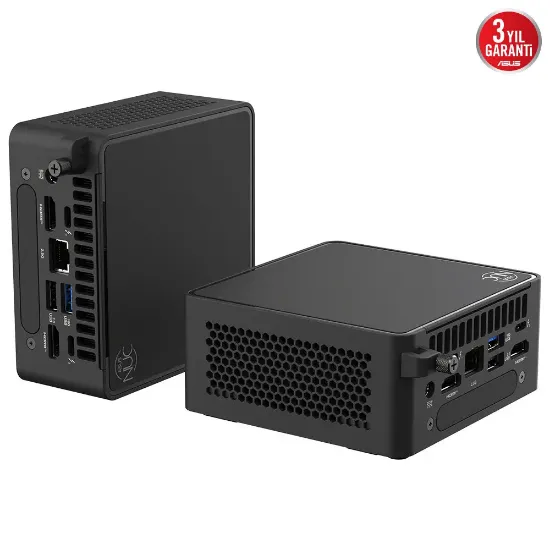 ASUS NUC15 PRO TALL KIT INTEL CORE 3-100U BAREBONE FDOS MINI PC-RNUC15CRHI300002 resmi