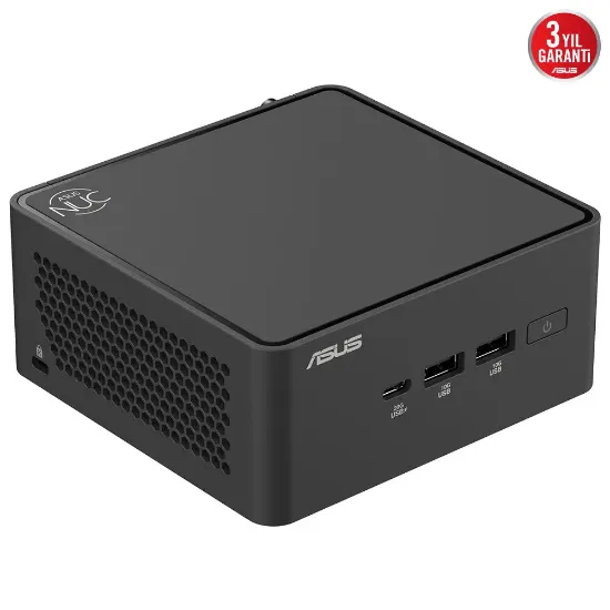 ASUS NUC15 PRO TALL KIT INTEL CORE 3-100U BAREBONE FDOS MINI PC-RNUC15CRHI300002 resmi