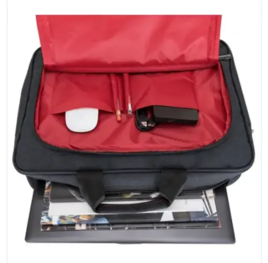 PLM SANTORİ NOTEBOOK ÇANTASI SİYAH 15.6" resmi