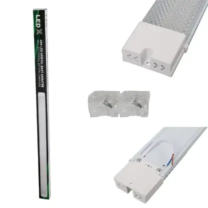 LedX AL-EXTK40 220 Volt - 40 Watt 6500K 120 Cm Beyaz Led 2'li Paket Kristal Bant Armatür resmi