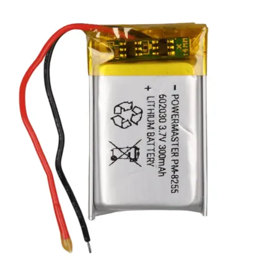 PowerMaster XLY-602030 3.7 Volt 300 Mah Lityum Polimer Pil resmi