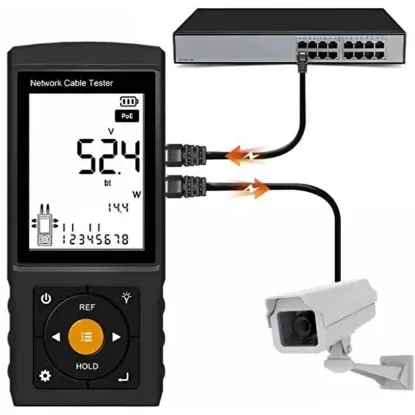 Novacom NVC-LT200 3'' Lcd Ekranlı Tdr Metraj - Pse Voltaj - Network Kablo Test Cihazı resmi
