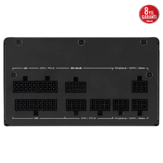 ASUS PRIME 850G 850W GOLD 80 PLUS FULL MODULER GAMIN GÜÇ KAYNAĞI resmi