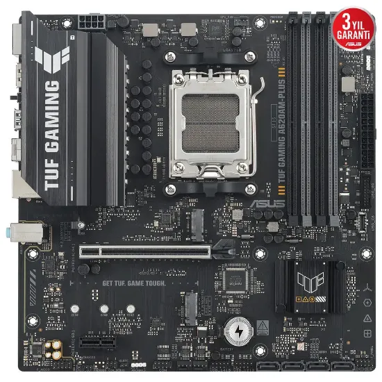 ASUS TUF GAMING A620AM-PLUS 7600MHZ(OC) DDR5 2xDP HDMI ÇİFT M2 USB3.2 AURA RGB 2.5GBİT LAN mATX resmi