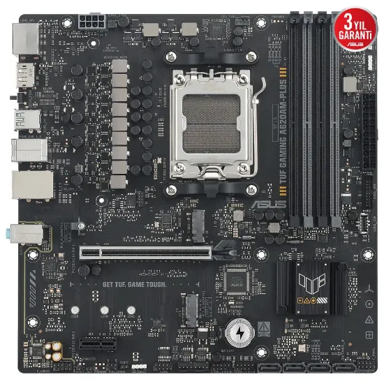 ASUS TUF GAMING A620AM-PLUS 7600MHZ(OC) DDR5 2xDP HDMI ÇİFT M2 USB3.2 AURA RGB 2.5GBİT LAN mATX resmi