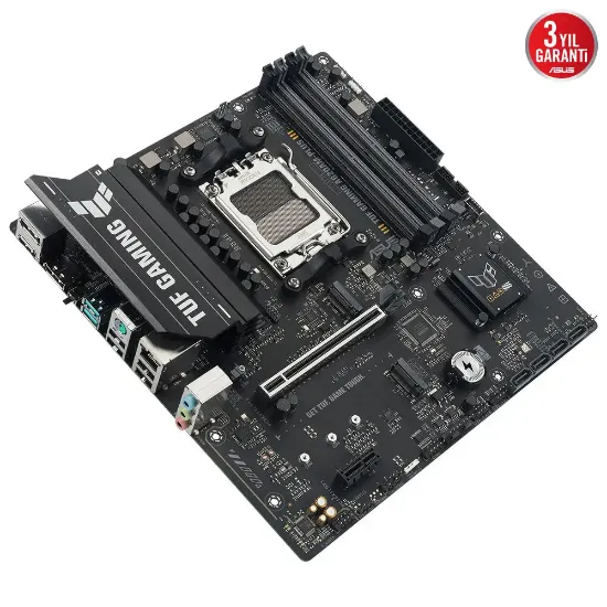 ASUS TUF GAMING A620AM-PLUS 7600MHZ(OC) DDR5 2xDP HDMI ÇİFT M2 USB3.2 AURA RGB 2.5GBİT LAN mATX resmi
