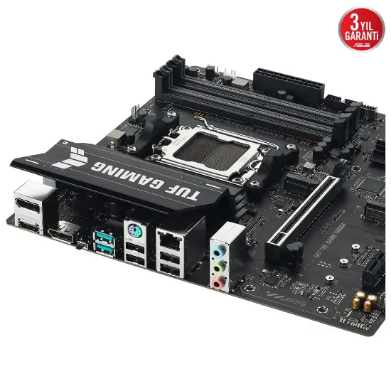 ASUS TUF GAMING A620AM-PLUS 7600MHZ(OC) DDR5 2xDP HDMI ÇİFT M2 USB3.2 AURA RGB 2.5GBİT LAN mATX resmi