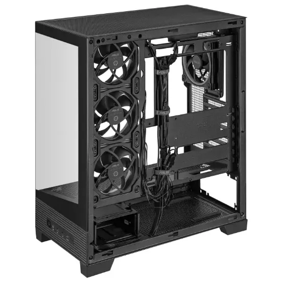 ASUS A31 PLUS TG ARGB SİYAH USB 3.2 ATX MID-TOWER GAMING KASA resmi