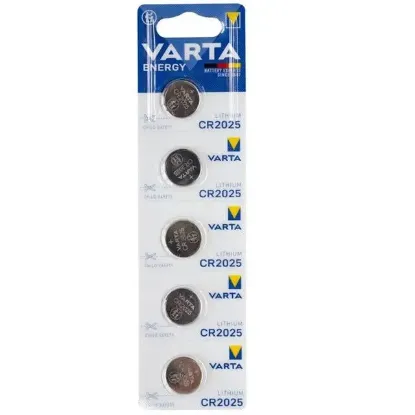 Varta CR2025 3 Volt Lityum Pil (5'li Paket) resmi