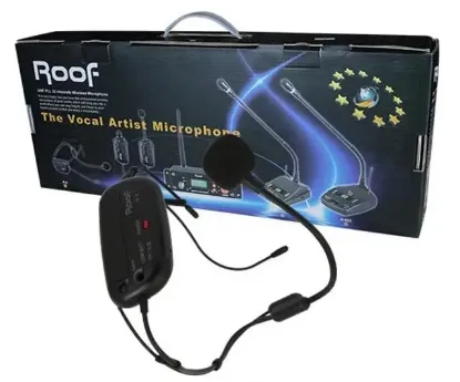 Roof R-8 UHV B-C Bandı Headset Mikrofon resmi
