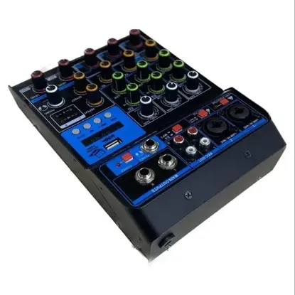 König K-400 USB Bluetooth Delay Repeat 4 Kanal 48V Phantom Mixer-Konsol resmi