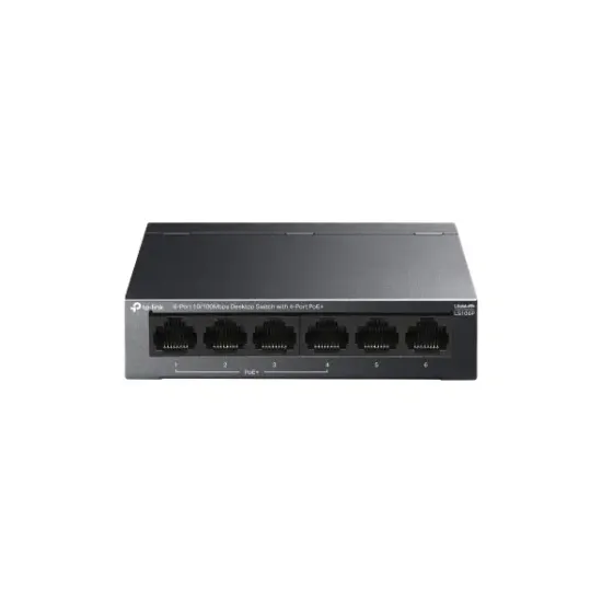 TP-LINK LS106P 6PORT 10/100 YÖNETİLEMEZ POE SWITCH resmi