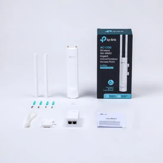 TP-LINK OMADA EAP225 AC1200 1PORT POE OUTDOOR ACCESS POINT resmi