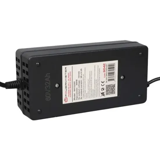 Powermaster PM-6042 60 Volt - 32 Amper Elektrikli Bisiklet Şarj Cihazı resmi