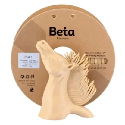Beta PLA+ Filament Natural Skin resmi