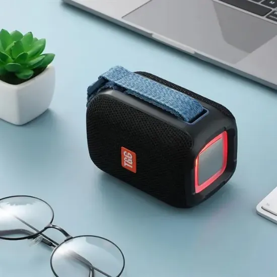 T&G TG339 AUX/USB/SD/FM/Bluetooth Destekli Taşınabilir Led Işıklı Wireless Hoparlör - Speaker resmi