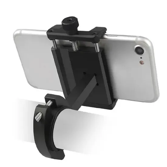Powerway MT15 Motosiklet Bisiklet Scooter İçin Dayanıklı Gidon Uyumlu CNC Alüminyum Telefon Tutucu resmi