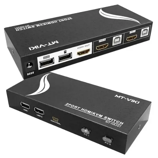 Powermaster 2 Port HDMI Kwm Switch resmi