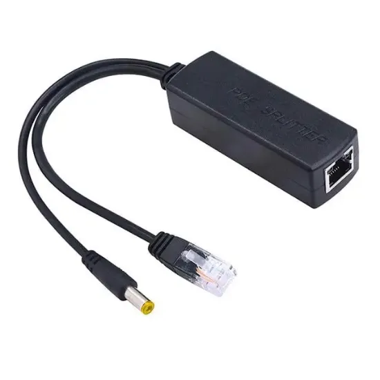 PowerMaster PD48V IP Kamera POE Kablosu Aktif Poe Enjektör Splitter resmi