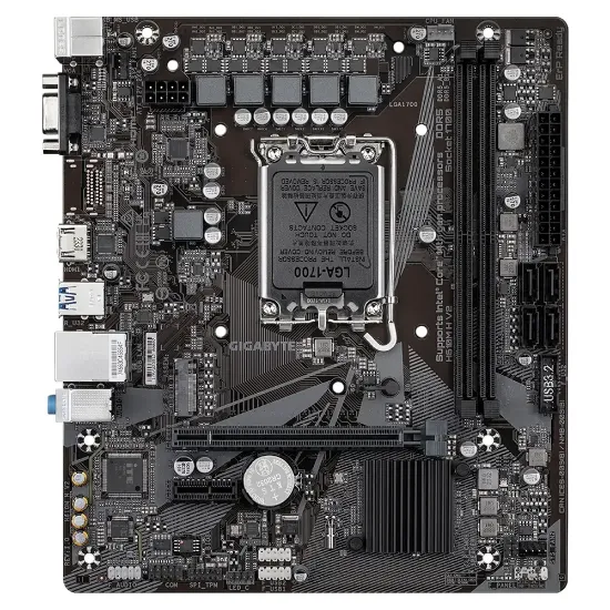 GIGABYTE H610M H V2 DDR5 5600Mhz(OC) HDMI M.2 mATX 1700p resmi