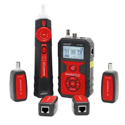 Noyafa NF-858C Rj45/Rj11/Bnc Digital Profesyonel Ağ Kablo Bulucu Test Cihaz resmi