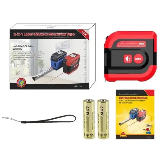 Noyafa NF-2240 Lazer Mezura Metre resmi