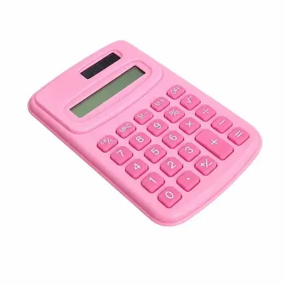 PowerMaster PM-25421 Pembe Mini Hesap Makinesi resmi