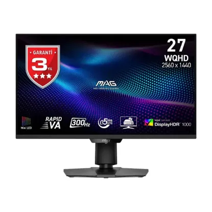 27 MSI MAG 274QPF X30MV 0.5MS 300HZ 2K WQHD ADAPTIVE SYNC PIVOT  resmi