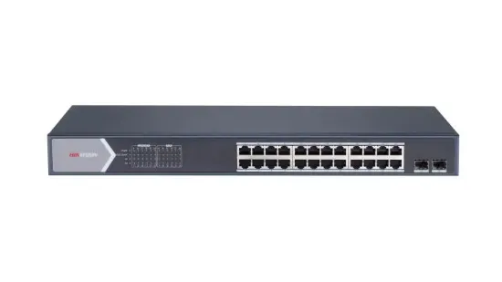 HIKVISION DS-3E1526P-SI 24XGE+2XGE/SFP 370W F.GİGABİT POE SWİTCH resmi