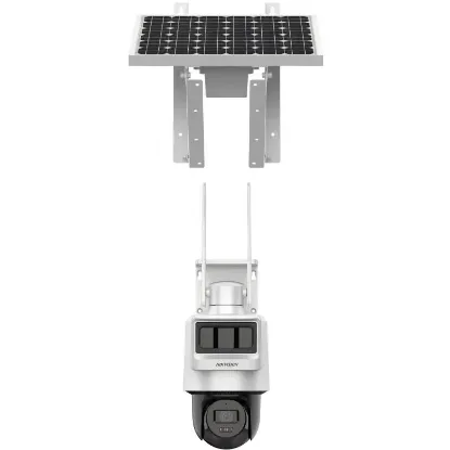 HIKVISION DS-2DE2C400IWG-K/4G/C05S10 4MP 2.8MM LENS GÖRÜNTÜ PIR+RADAR 4G PT SOLAR KAMERA resmi
