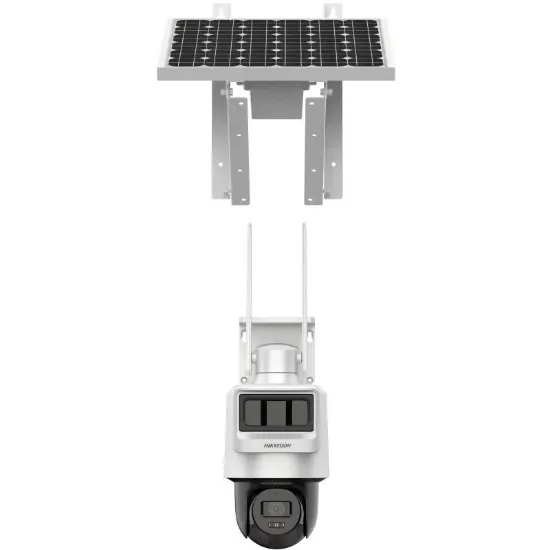 HIKVISION DS-2DE2C400IWG-K/4G/C05S10 4MP 2.8MM LENS GÖRÜNTÜ PIR+RADAR 4G PT SOLAR KAMERA resmi