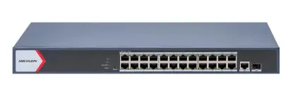 HIKVISION DS-3E1526P-EI/M 24XGE+1XGE+1GE/SFP 230W GIGABİT POE SWİTCH resmi