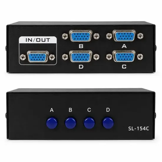 Powermaster 4 Port Vga Switch resmi