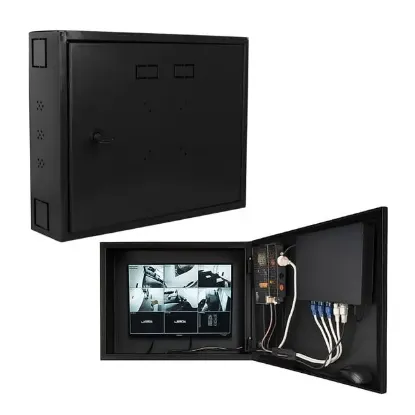 Novacom 45x35x10 Cm Dik Tip Gri Monitör Takılabilen Dvr Kabini resmi