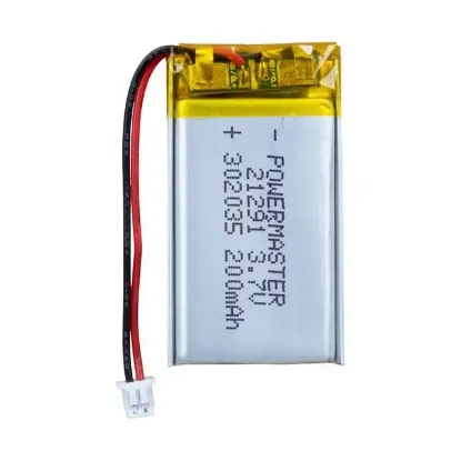 PowerMaster 302035 3.7 Volt 200 Mah Lityum Polimer Pil resmi