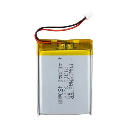 PowerMaster 403040 3.7 Volt 450 Mah Lityum Polimer Pil resmi