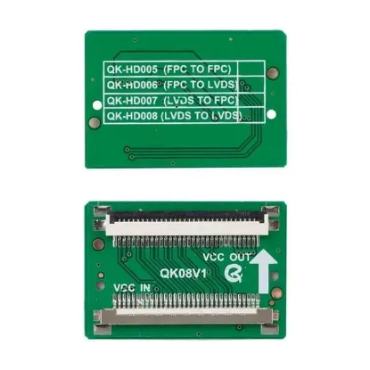 Lcd Panel Flexi Repair Kart QK08V1 Hd Lvds To Fpc Lg İn Sam Out QK8001B resmi