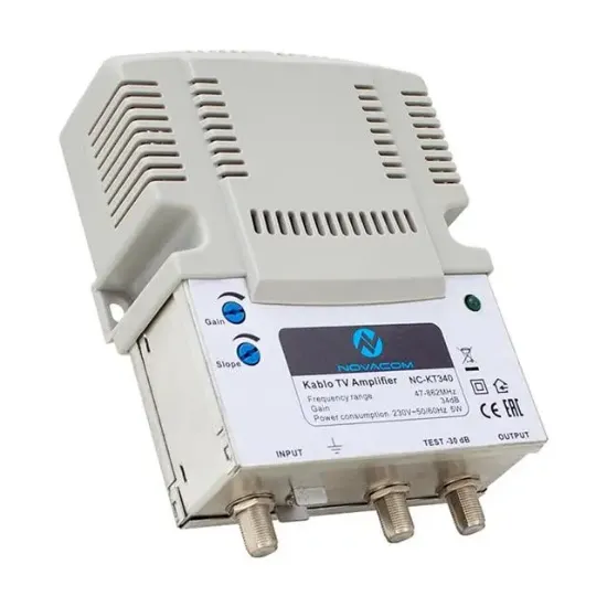 Novacom NC-KT340 47-862 Mhz 34 dB Kablo TV Amplifier Hat Yükseltici resmi